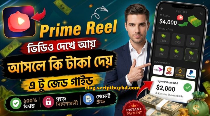 Prime Reel App Withdrawal Method | মিনিমাম কত টাকা তুলতে পারবেন জানুন