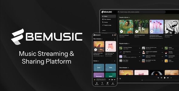 BeMusic v3.1.8 – Music Streaming Engine Scripts